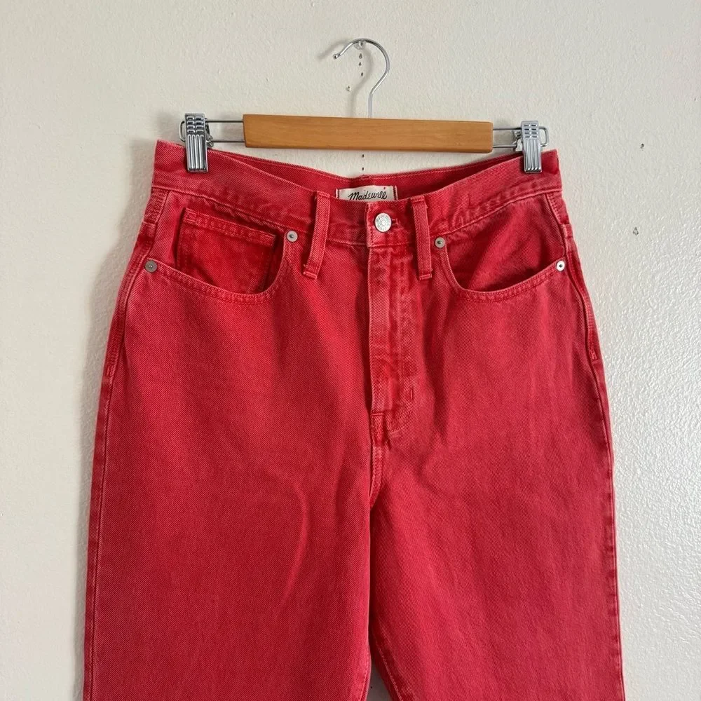 Madewell Garment Dyed Mom Jeans 28